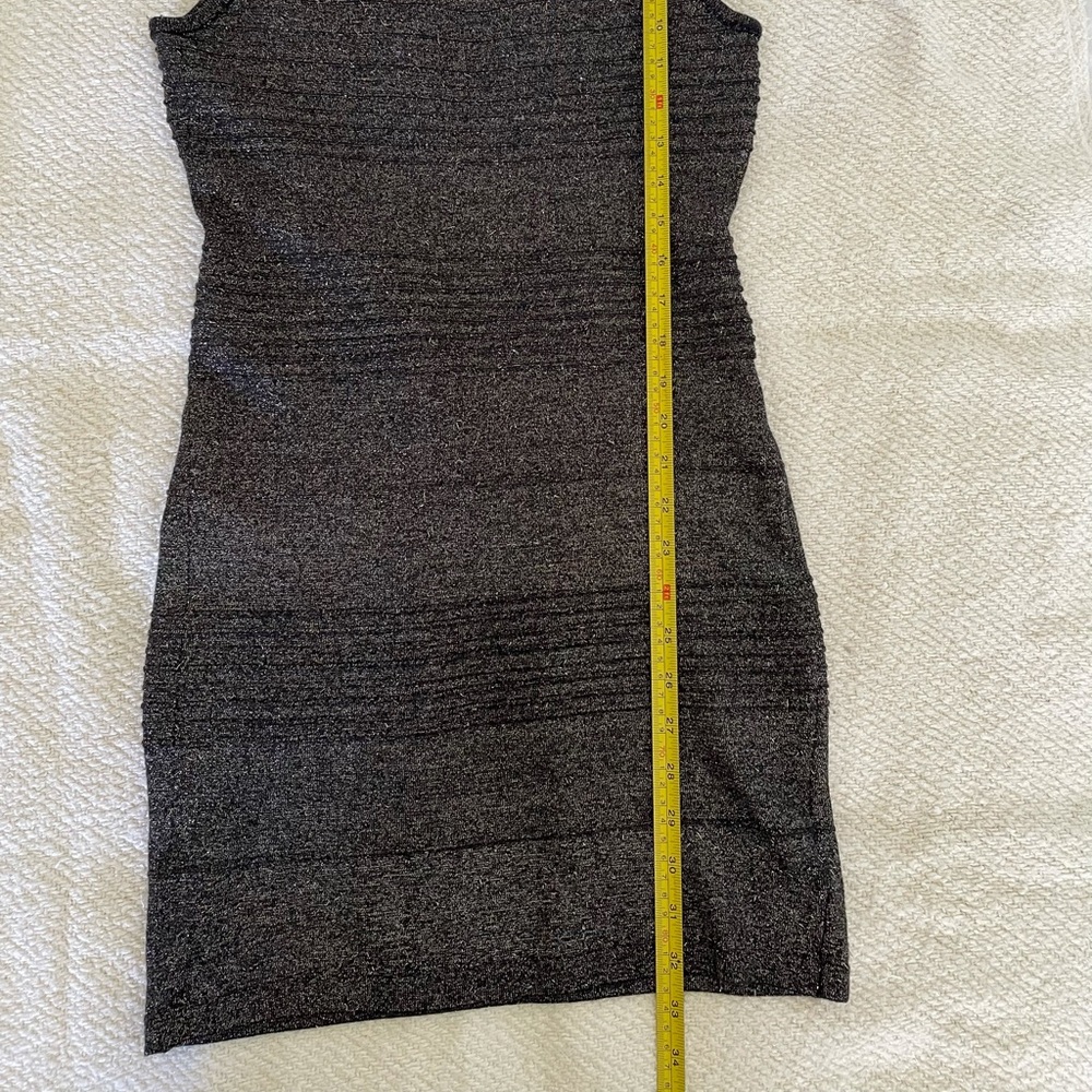 Black & Glitter- comfy bodycon that flatters! - Picture 3 of 6